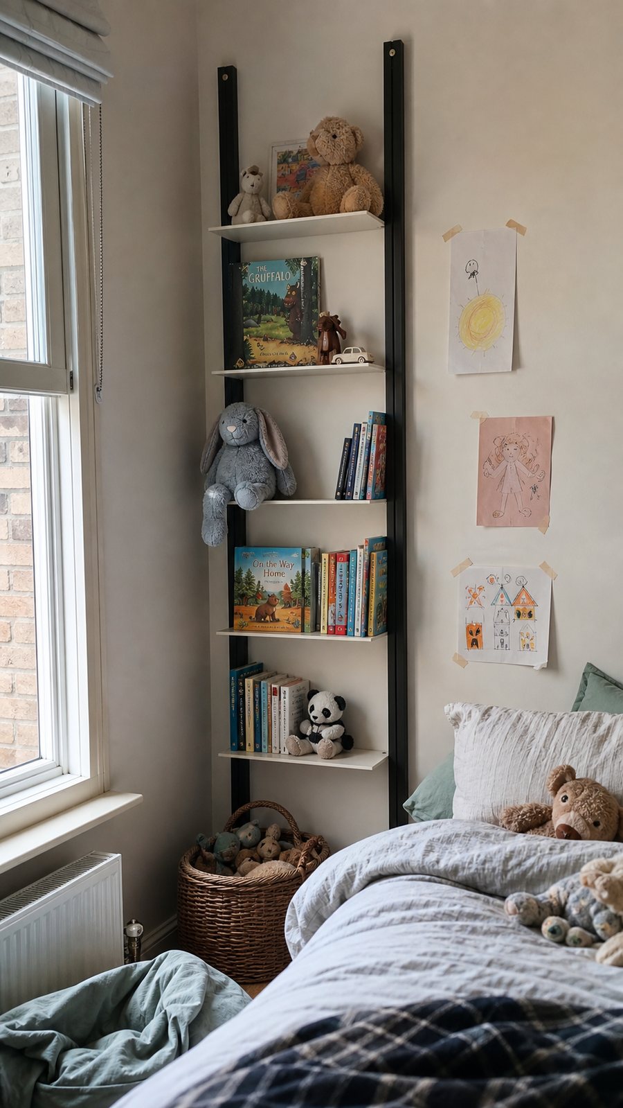 La Bibliothèque · Craie · 88 cm