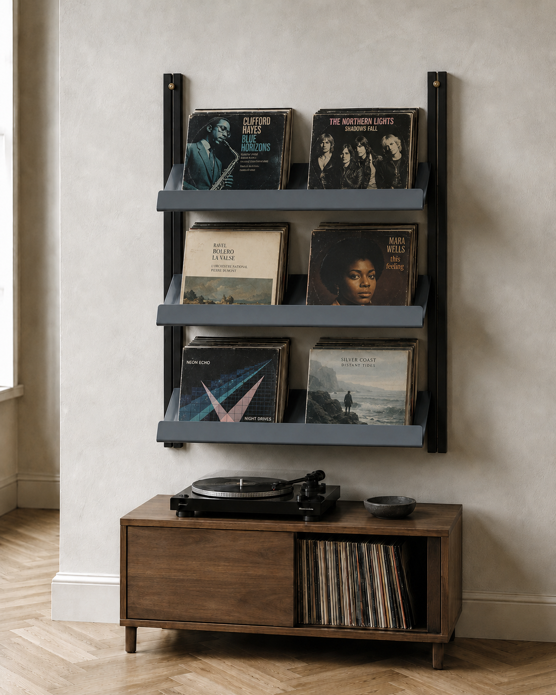 Le Vinyle en Orage 85,7 cm × 98 cm